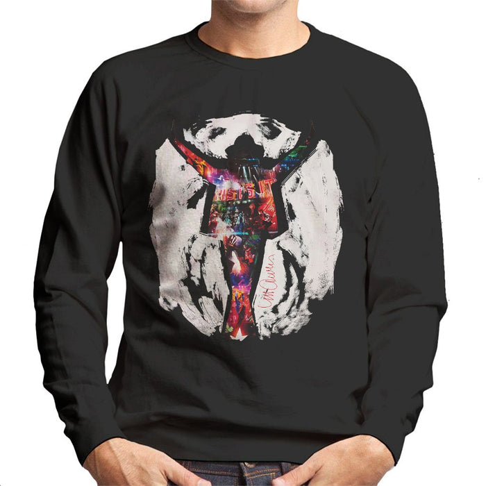 Sidney Maurer Original Portrait Of Michael Jackson This Is It Mens Sweatshirt - Mens Sweatshirt
