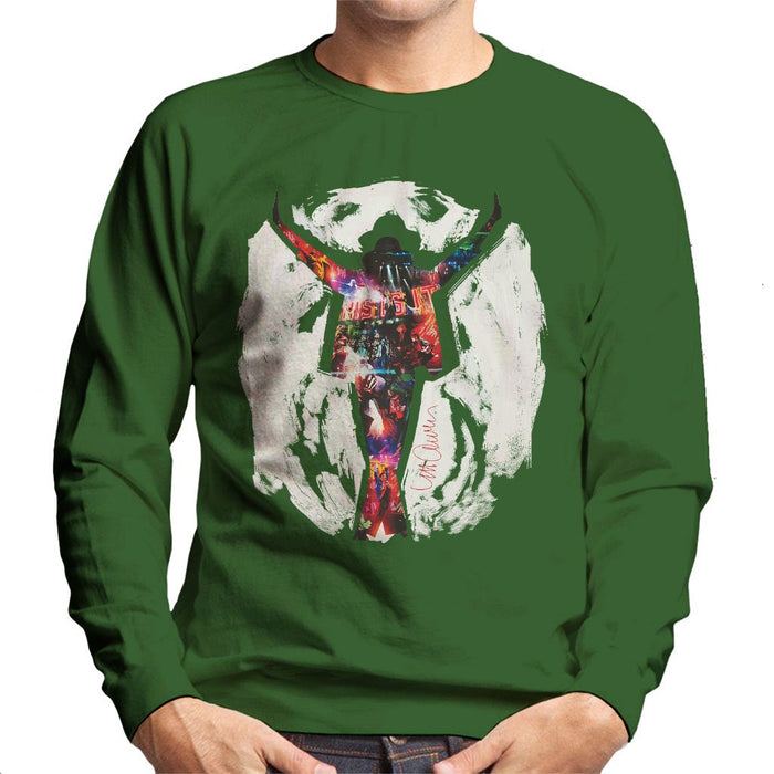 Sidney Maurer Original Portrait Of Michael Jackson This Is It Mens Sweatshirt - Mens Sweatshirt