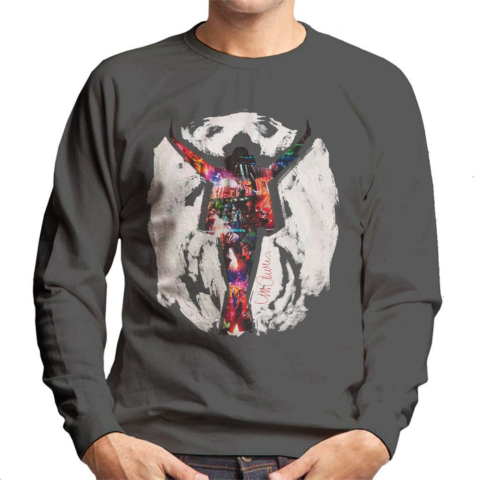 Sidney Maurer Original Portrait Of Michael Jackson This Is It Mens Sweatshirt - Mens Sweatshirt