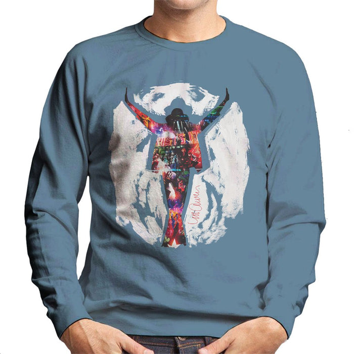Sidney Maurer Original Portrait Of Michael Jackson This Is It Mens Sweatshirt - Mens Sweatshirt