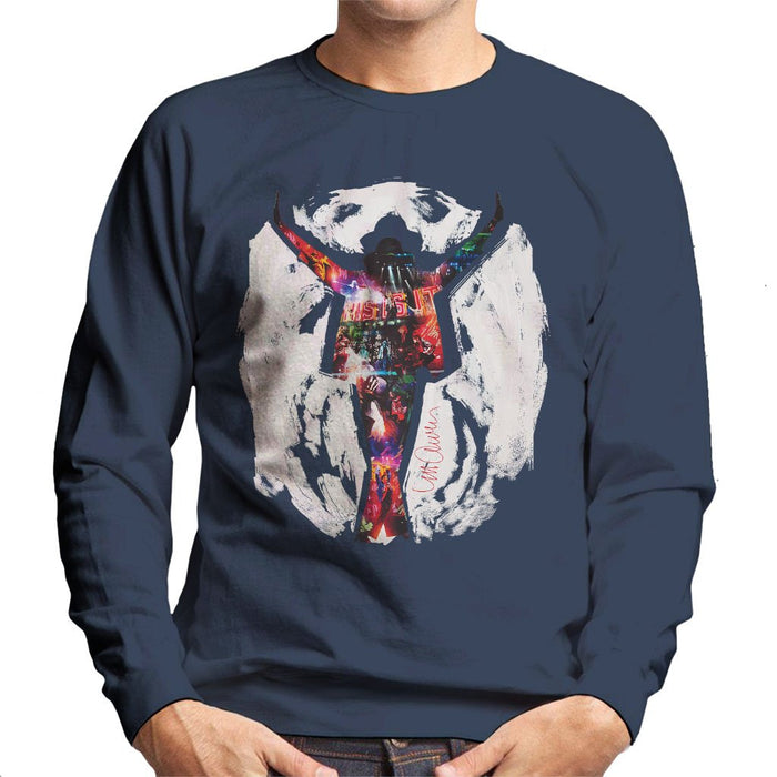 Sidney Maurer Original Portrait Of Michael Jackson This Is It Mens Sweatshirt - Mens Sweatshirt