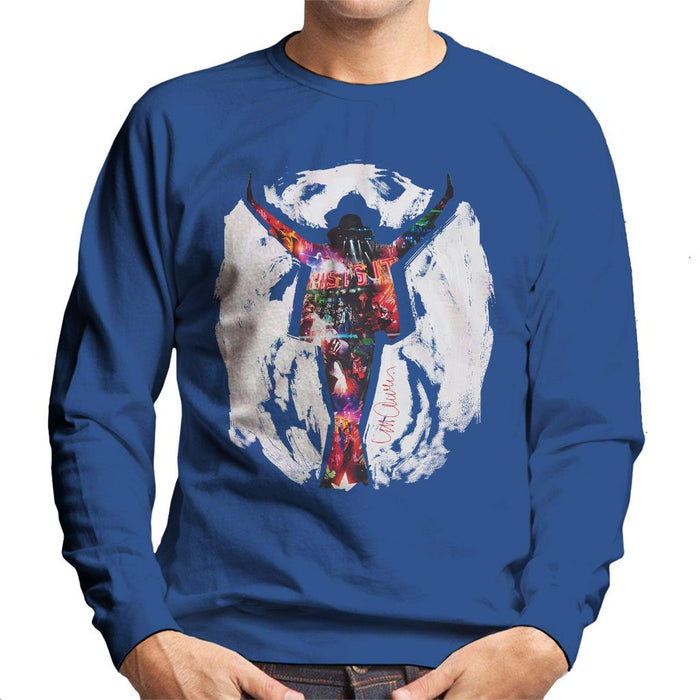 Sidney Maurer Original Portrait Of Michael Jackson This Is It Mens Sweatshirt - Mens Sweatshirt