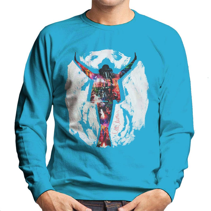 Sidney Maurer Original Portrait Of Michael Jackson This Is It Mens Sweatshirt - Mens Sweatshirt
