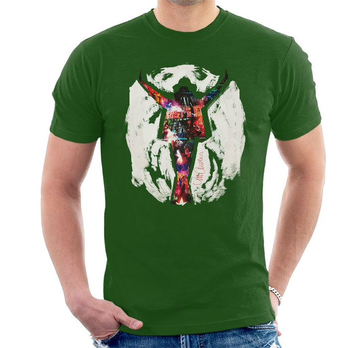Sidney Maurer Original Portrait Of Michael Jackson This Is It Mens T-Shirt - Mens T-Shirt