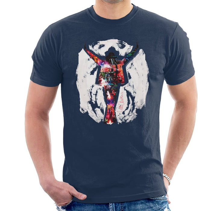 Sidney Maurer Original Portrait Of Michael Jackson This Is It Mens T-Shirt - Mens T-Shirt