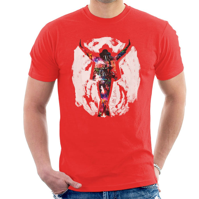Sidney Maurer Original Portrait Of Michael Jackson This Is It Mens T-Shirt - Mens T-Shirt