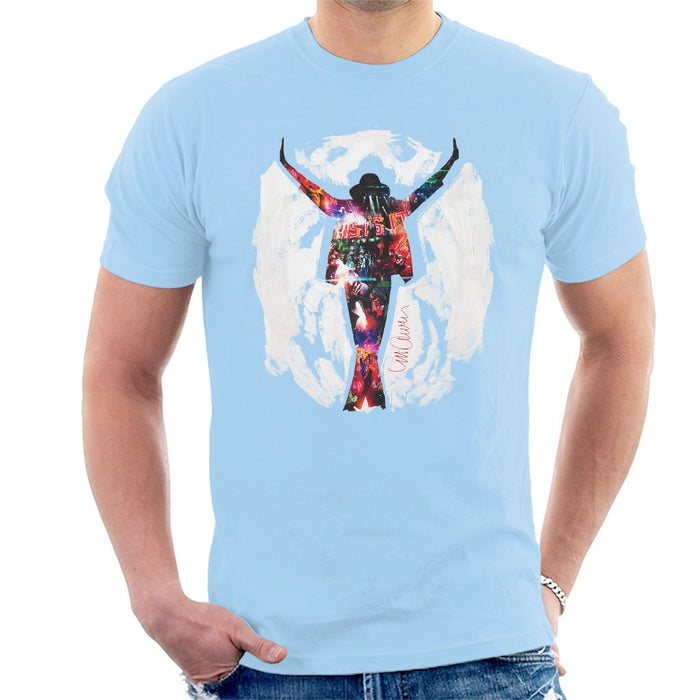 Sidney Maurer Original Portrait Of Michael Jackson This Is It Mens T-Shirt - Mens T-Shirt