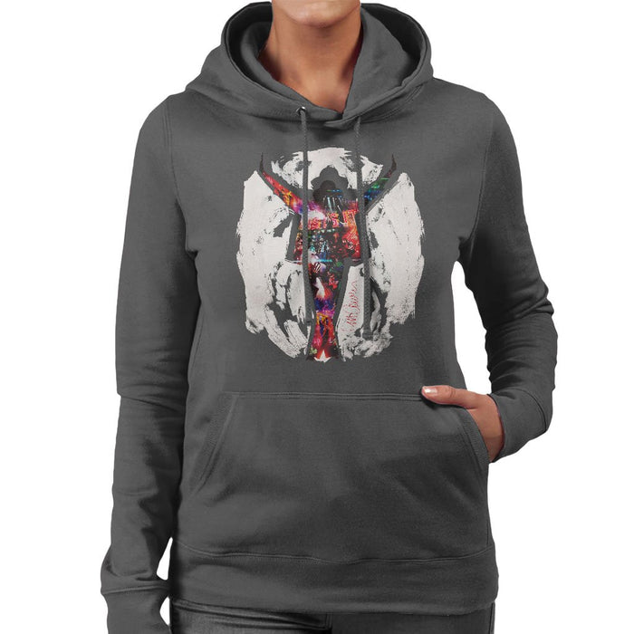 Sidney Maurer Original Portrait Of Michael Jackson This Is It Womens Hooded Sweatshirt - Womens Hooded Sweatshirt