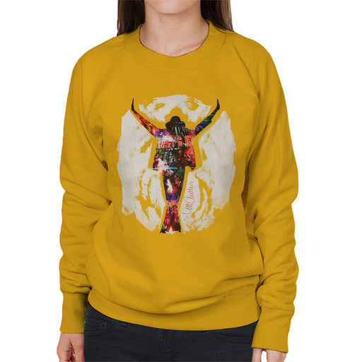 Sidney Maurer Original Portrait Of Michael Jackson This Is It Womens Sweatshirt - Womens Sweatshirt