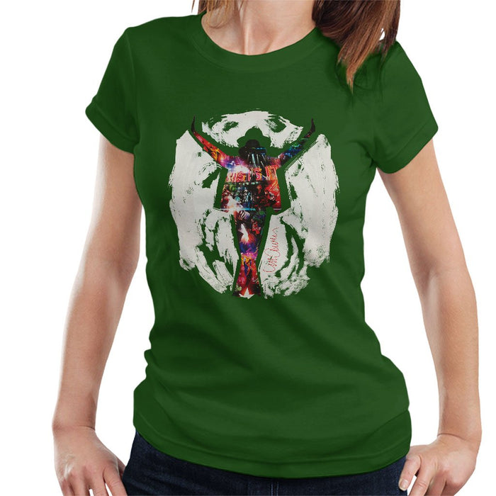 Sidney Maurer Original Portrait Of Michael Jackson This Is It Womens T-Shirt - Womens T-Shirt
