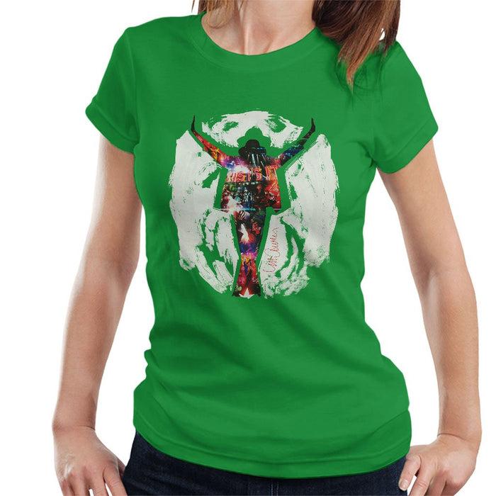 Sidney Maurer Original Portrait Of Michael Jackson This Is It Womens T-Shirt - Womens T-Shirt
