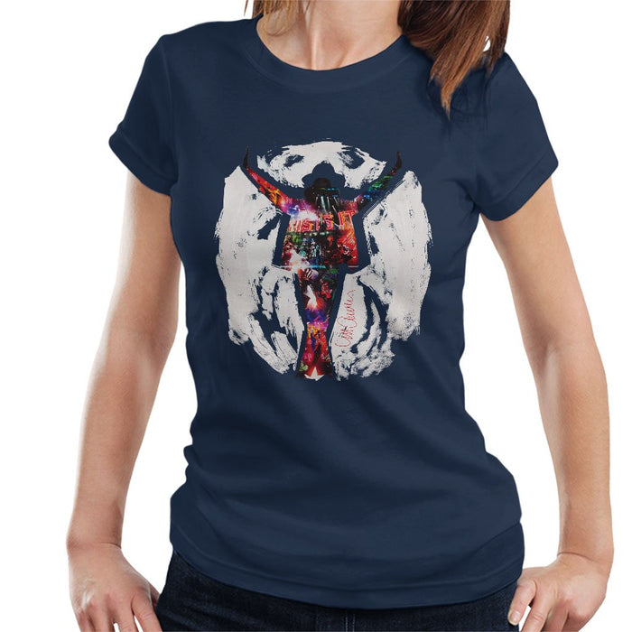 Sidney Maurer Original Portrait Of Michael Jackson This Is It Womens T-Shirt - Womens T-Shirt