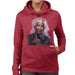 Sidney Maurer Original Portrait Of Nelson Mandela Womens Hooded Sweatshirt - Womens Hooded Sweatshirt