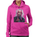 Sidney Maurer Original Portrait Of Nelson Mandela Womens Hooded Sweatshirt - Womens Hooded Sweatshirt