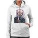 Sidney Maurer Original Portrait Of Nelson Mandela Womens Hooded Sweatshirt - Womens Hooded Sweatshirt