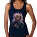 Sidney Maurer Original Portrait Of Nelson Mandela Womens Vest - Small / Navy Blue - Womens Vest