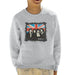 Sidney Maurer Original Portrait Of Queen Union Jack Kids Sweatshirt - Kids Boys Sweatshirt