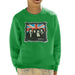 Sidney Maurer Original Portrait Of Queen Union Jack Kids Sweatshirt - Kids Boys Sweatshirt