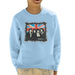 Sidney Maurer Original Portrait Of Queen Union Jack Kids Sweatshirt - Kids Boys Sweatshirt