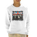 Sidney Maurer Original Portrait Of Queen Union Jack Kids Sweatshirt - Kids Boys Sweatshirt