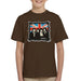 Sidney Maurer Original Portrait Of Queen Union Jack Kids T-Shirt - Kids Boys T-Shirt