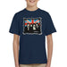 Sidney Maurer Original Portrait Of Queen Union Jack Kids T-Shirt - Kids Boys T-Shirt
