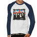 Sidney Maurer Original Portrait Of Queen Union Jack Mens Baseball Long Sleeved T-Shirt - Mens Baseball Long Sleeved T-Shirt