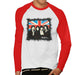 Sidney Maurer Original Portrait Of Queen Union Jack Mens Baseball Long Sleeved T-Shirt - Mens Baseball Long Sleeved T-Shirt