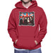 Sidney Maurer Original Portrait Of Queen Union Jack Mens Hooded Sweatshirt - Mens Hooded Sweatshirt