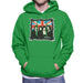 Sidney Maurer Original Portrait Of Queen Union Jack Mens Hooded Sweatshirt - Mens Hooded Sweatshirt