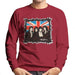 Sidney Maurer Original Portrait Of Queen Union Jack Mens Sweatshirt - Mens Sweatshirt