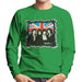 Sidney Maurer Original Portrait Of Queen Union Jack Mens Sweatshirt - Mens Sweatshirt