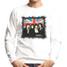 Sidney Maurer Original Portrait Of Queen Union Jack Mens Sweatshirt - Mens Sweatshirt