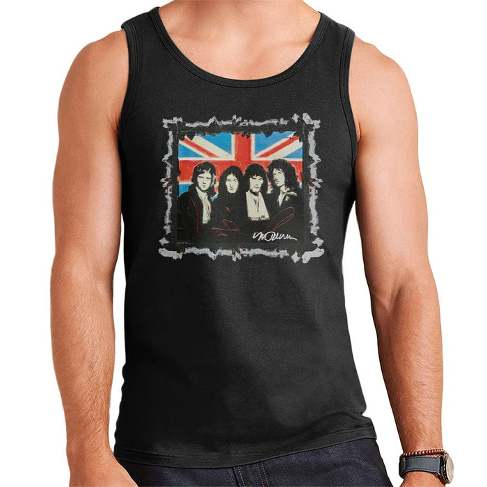 Sidney Maurer Original Portrait Of Queen Union Jack Mens Vest - Mens Vest
