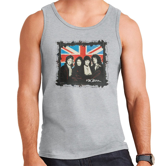 Sidney Maurer Original Portrait Of Queen Union Jack Mens Vest - Mens Vest