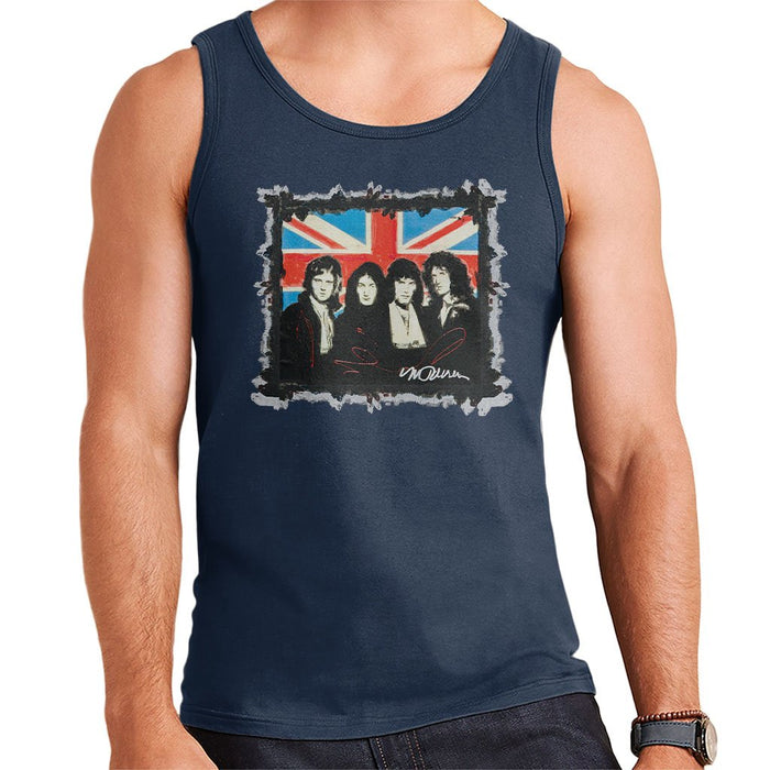 Sidney Maurer Original Portrait Of Queen Union Jack Mens Vest - Mens Vest