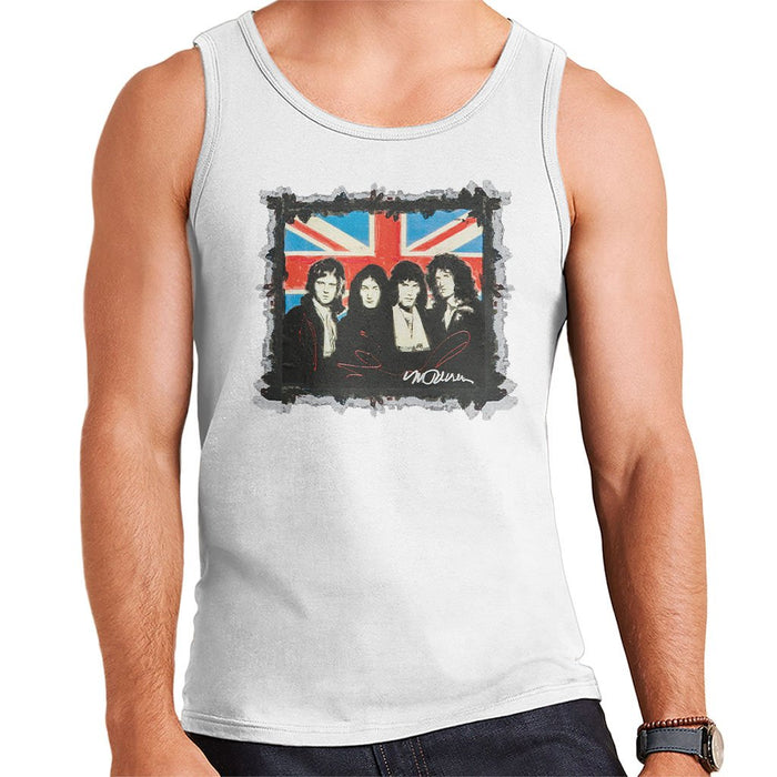 Sidney Maurer Original Portrait Of Queen Union Jack Mens Vest - Mens Vest