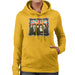 Sidney Maurer Original Portrait Of Queen Union Jack Womens Hooded Sweatshirt - Womens Hooded Sweatshirt