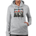 Sidney Maurer Original Portrait Of Queen Union Jack Womens Hooded Sweatshirt - Womens Hooded Sweatshirt