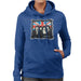 Sidney Maurer Original Portrait Of Queen Union Jack Womens Hooded Sweatshirt - Womens Hooded Sweatshirt