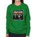 Sidney Maurer Original Portrait Of Queen Union Jack Womens Sweatshirt - Womens Sweatshirt
