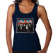 Sidney Maurer Original Portrait Of Queen Union Jack Womens Vest - Small / Navy Blue - Womens Vest