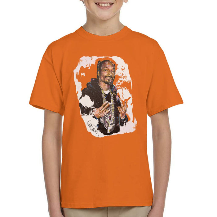 Sidney Maurer Original Portrait Of Snoop Dogg Kids T-Shirt - Kids Boys T-Shirt