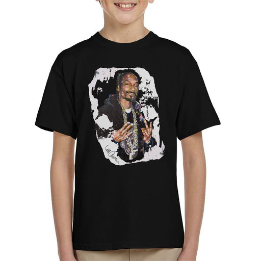 Sidney Maurer Original Portrait Of Snoop Dogg Kids T-Shirt - Kids Boys T-Shirt
