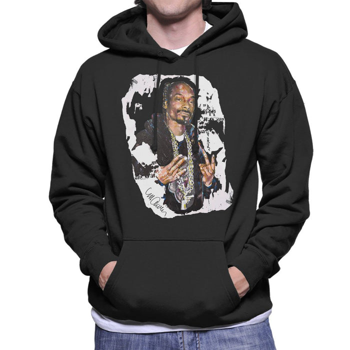 Sidney Maurer Original Portrait Of Snoop Dogg Mens Hooded Sweatshirt - Mens Hooded Sweatshirt