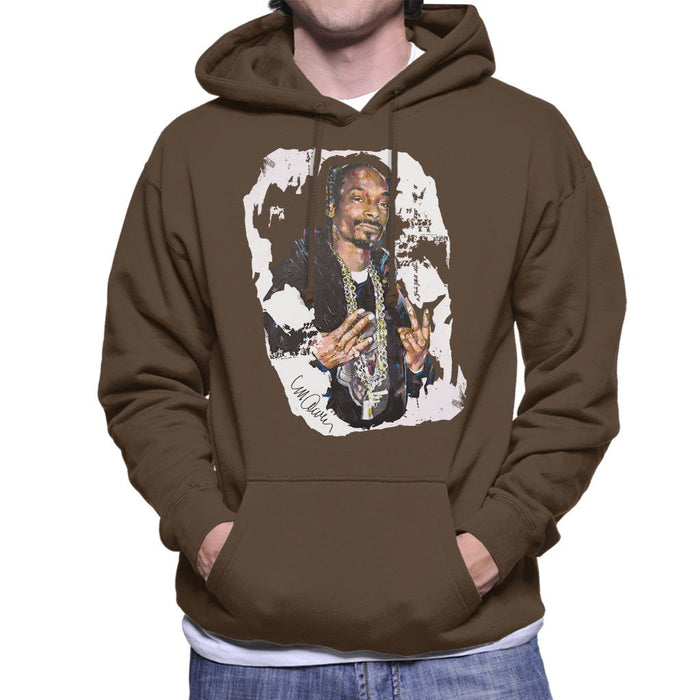 Sidney Maurer Original Portrait Of Snoop Dogg Mens Hooded Sweatshirt - Mens Hooded Sweatshirt