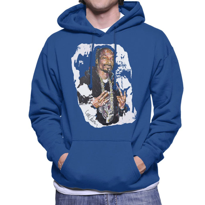 Sidney Maurer Original Portrait Of Snoop Dogg Mens Hooded Sweatshirt - Mens Hooded Sweatshirt