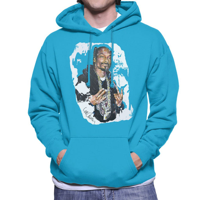 Sidney Maurer Original Portrait Of Snoop Dogg Mens Hooded Sweatshirt - Mens Hooded Sweatshirt