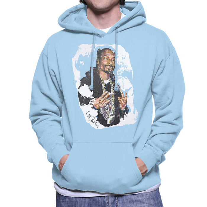 Sidney Maurer Original Portrait Of Snoop Dogg Mens Hooded Sweatshirt - Mens Hooded Sweatshirt
