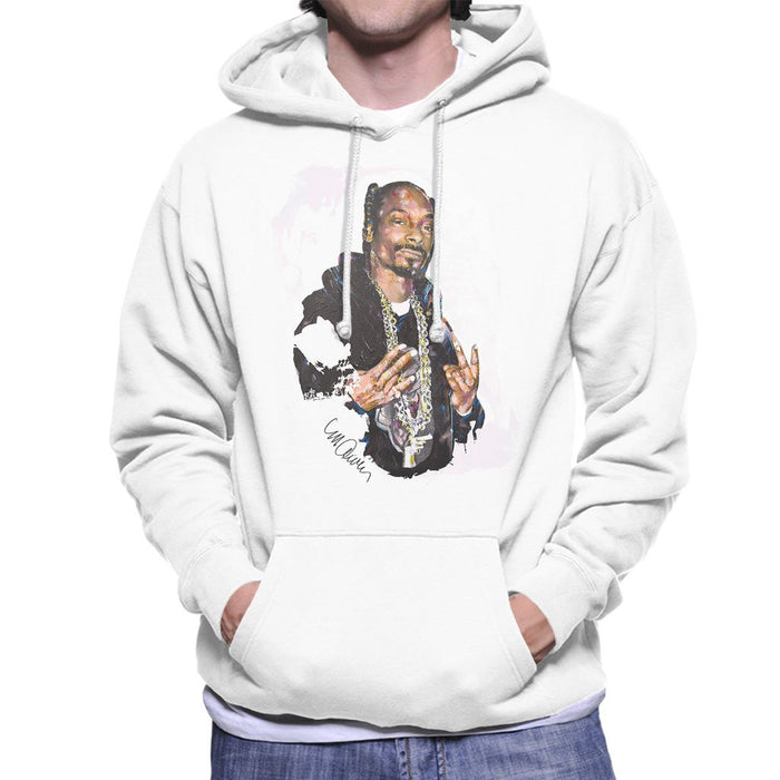 Sidney Maurer Original Portrait Of Snoop Dogg Mens Hooded Sweatshirt - Mens Hooded Sweatshirt
